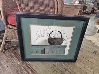 A Pauline Campanelli Double Matted & Framed