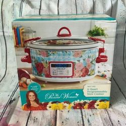 The Pioneer Woman Sweet Rose Slow Cooker