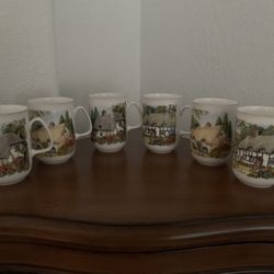 6 Piece  Bone China By Rose Of England - Get The Set For $18!