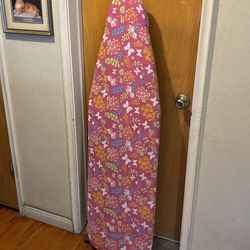 Adjustable ironing board with new padding and cover