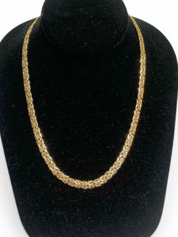 18" 6mm Byzantine chain #33404