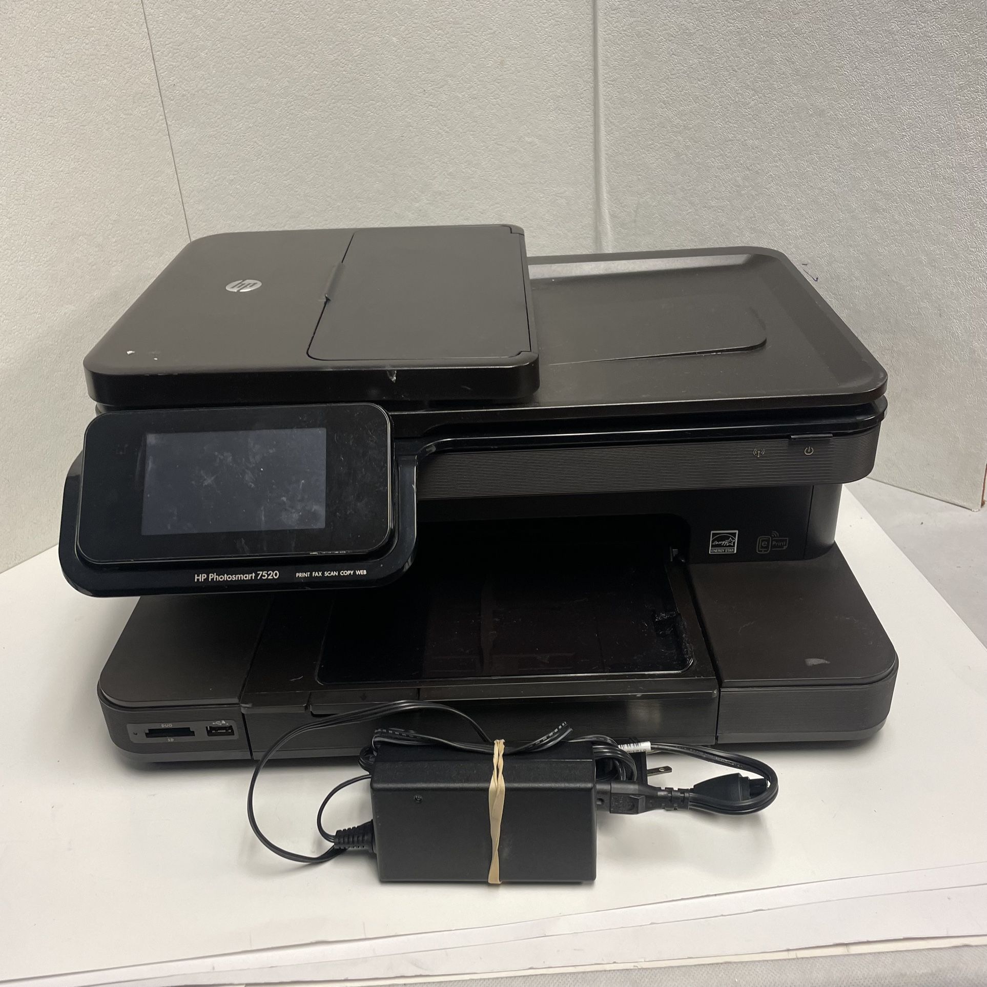 HP Photosmart 7520 All-In-One Inkjet Computer Photo Printer Scanner - Works