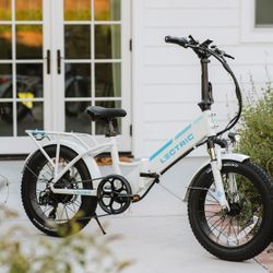 Lectric XP Step-Thru 3.0 White eBike