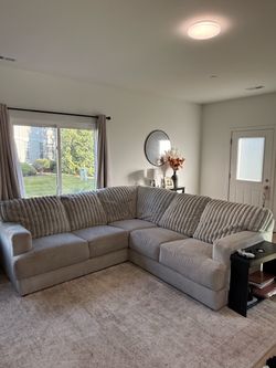 Sofia Gray 104'' 3 Piece Sectional Couch