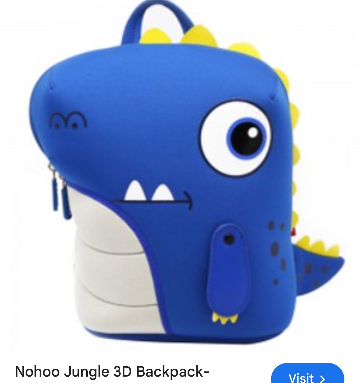 Cute dinosaur toddler Backpack