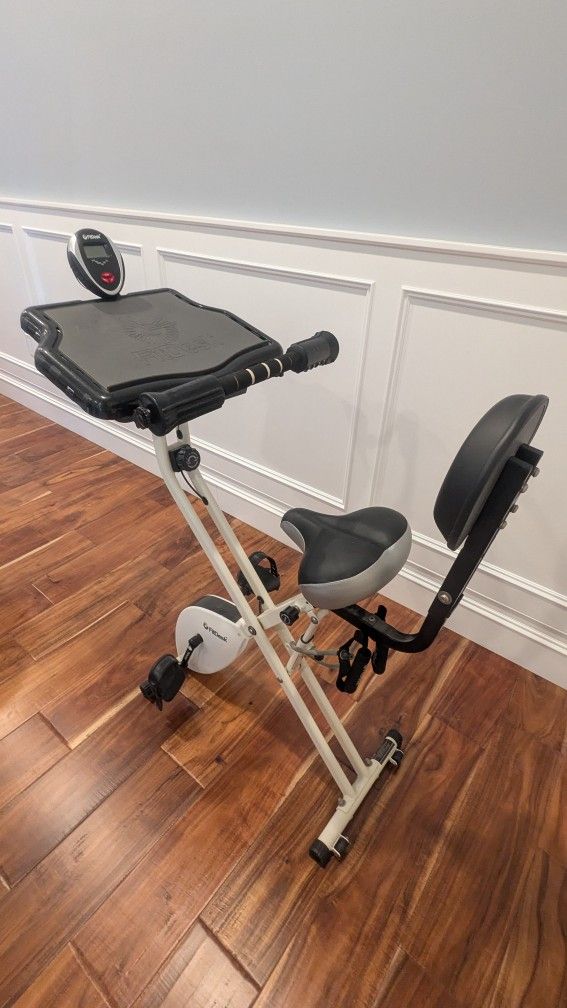 Fit Desk Exercise Bike with Table Top Fitdesk
