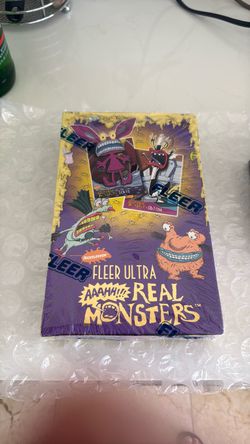1995 Nickelodeon Fleer Real Monsters Hobby Box