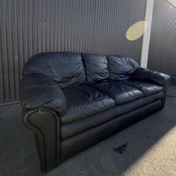 Black Leather Couch Leather Sofa 