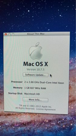 mac pro dual core
