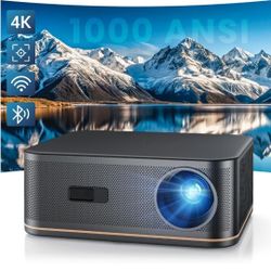  HAPPRUN 4K, Built-in Speakers, Bluetooth Electric Focus & Auto Keystone, 