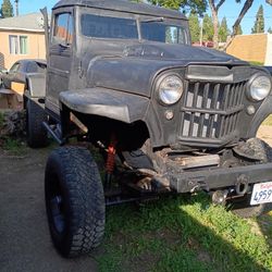 1959 Jeep Willys With 350 Headers Dump Truck 0 AutEverything Works