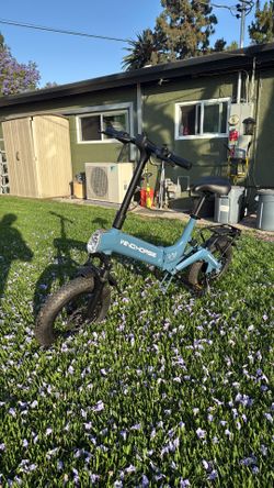 Folding 16” Ebike Windhorse W1 Blue