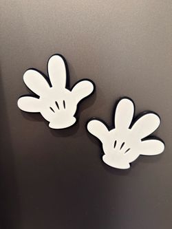 Large Mickey Mouse Hands Magnets – Set of 2