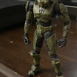 Halo Master Chief And Spartan Locke Action Figures For Display 