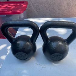 Athletic Works 30lb Kettlebell, Casting Iron, Durable