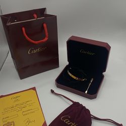 Cartier Rose Gold Bracelet