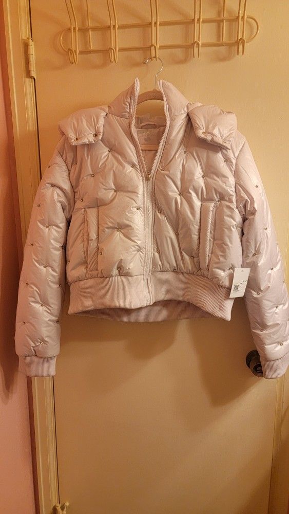 Forever 21 Embellished Puffer Jacket