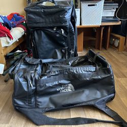 North face rolling thunder luggage wheeled duffel waterproof
