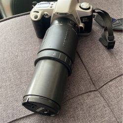 Canon 35mm Camera With Lenses