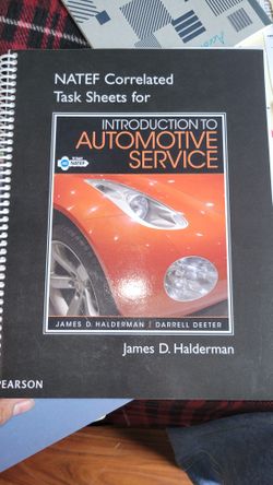NATEF Correlated Task Sheets for Introduction to Automotive Service