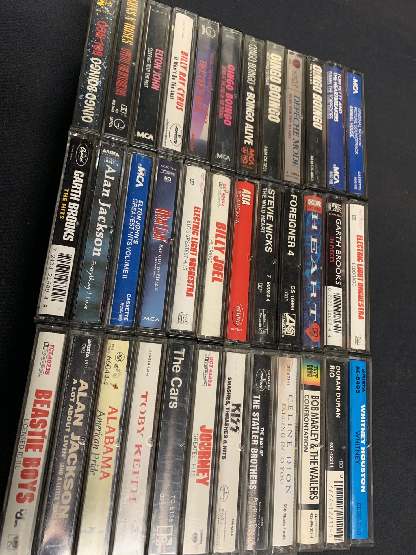 Cassette tapes music