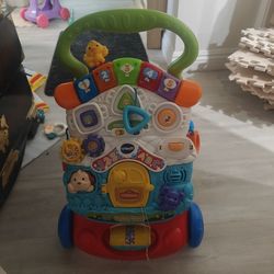 Walker pusher activity toy