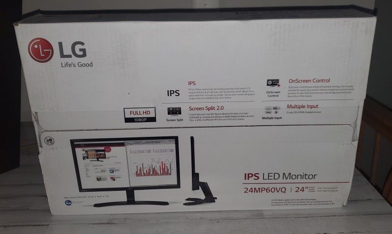 LG 24" Monitor.  New in Box.