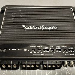 Rockford Fosgate Prime R400-4D, 400W Class D 4 Channel Amplifier 