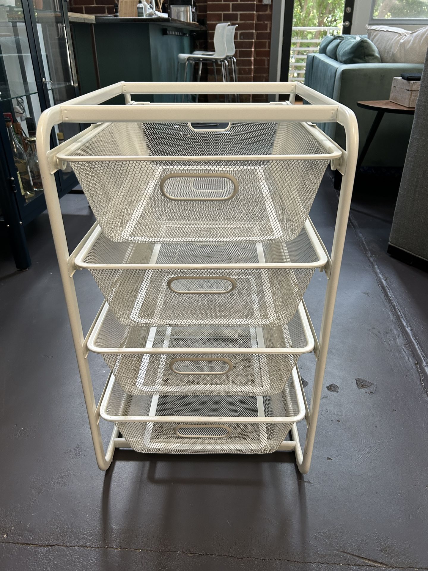 IKEA Algot Metal Mesh Drawer Unit
