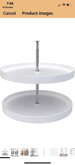 Reva-shelf 2 Tiered Lazy Susan, 28”