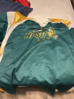 NDSU Bison Hockey Jersey Green Gold - Size L