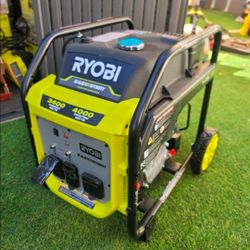 RYOBI 4000-Watt Recoil Start Gasoline Powered Digital Inverter Generator with CO Shutdown