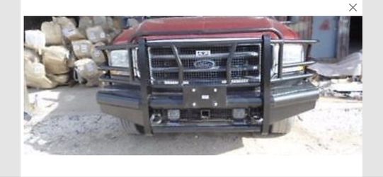 Front and rear bumpers heavy duty