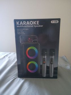 Karaoke Bluetooth speaker