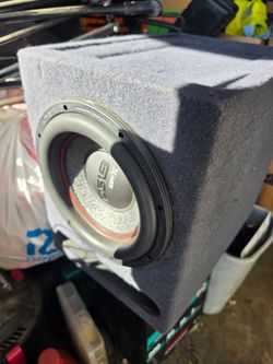 Ds18 10" subwoofer and box