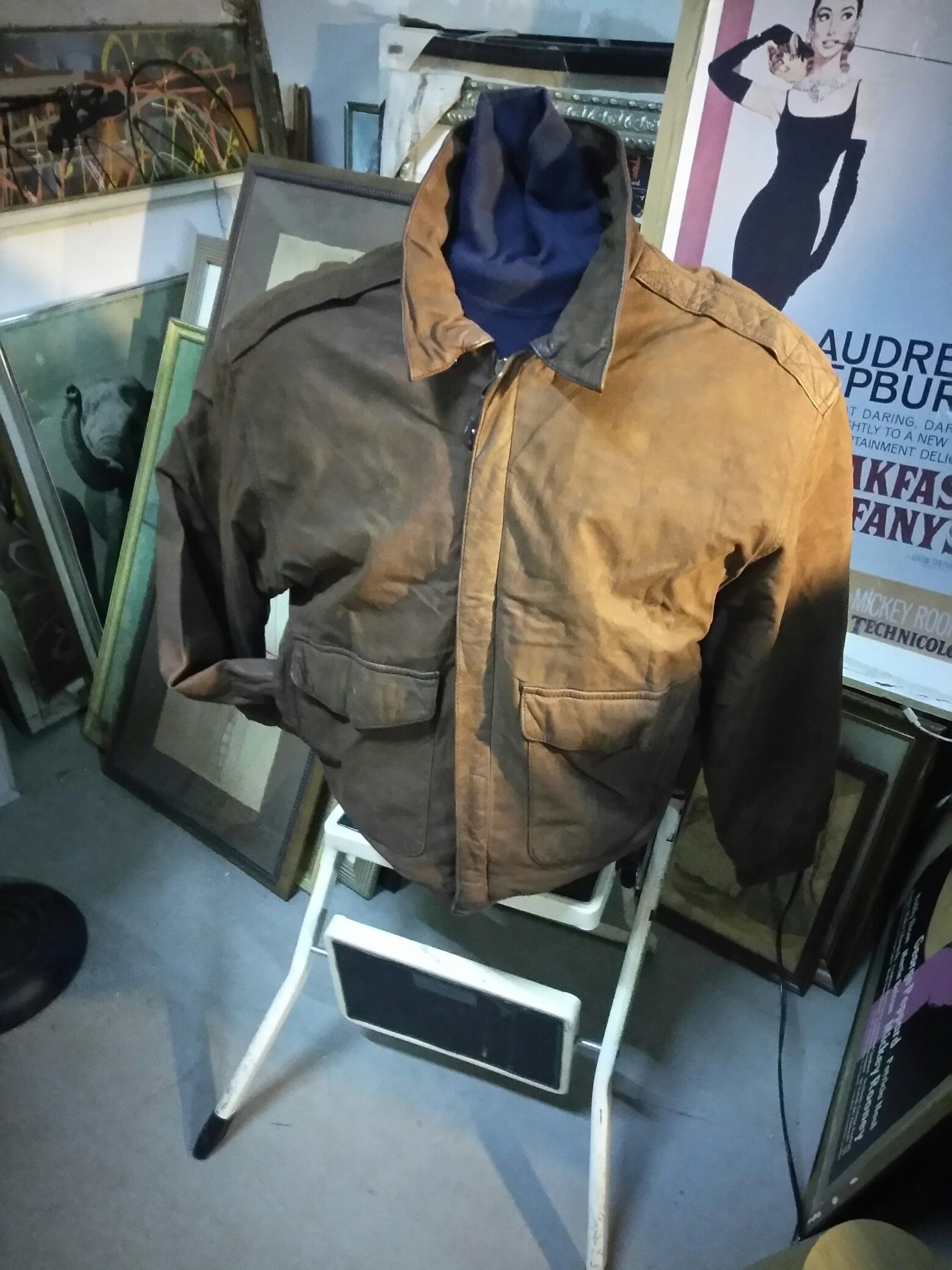 Men's Leather Bomber