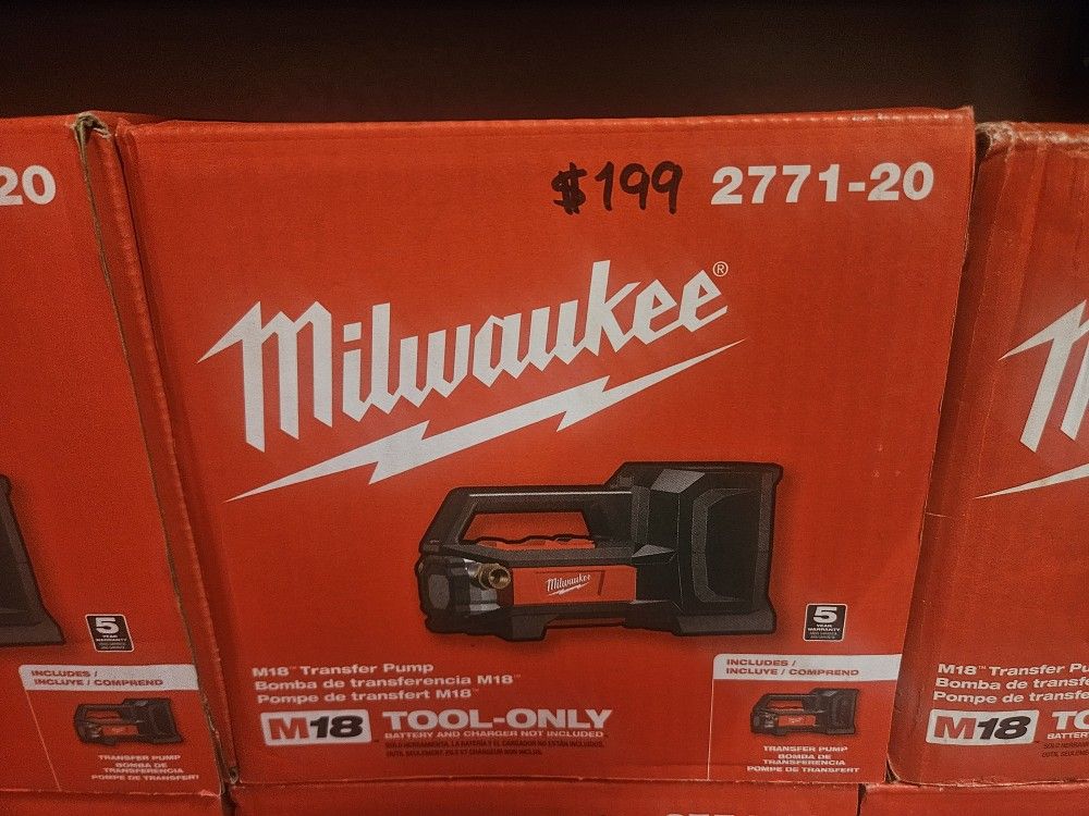 Milwaukee M18 Transfer Pump Tool Only