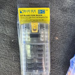 Blue Sea Unused 12 Circuit Fuse Block