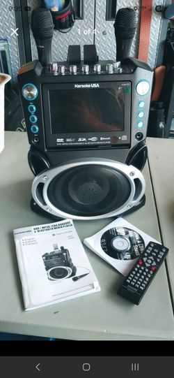 Karaoke USA DVD/CDG/MP3G Karaoke & Bluetooth Media Player