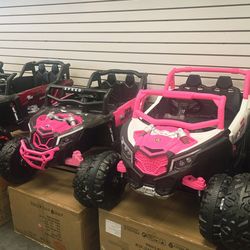 Electric cars for  kids  , 2 wheel , 4 wheel drive high and low speed starting at $199