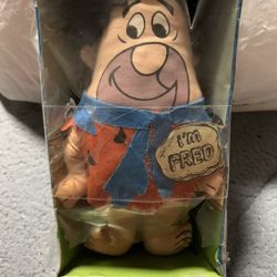 1972 Knickerbocker Flintstones Fred Plush Doll