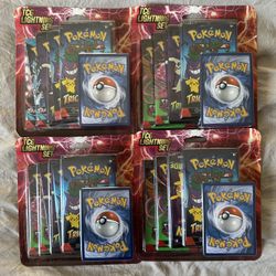 New In Box Pokémon TCG Lighting Set 6 Packs + 1 Factory Sealed Promo Card
