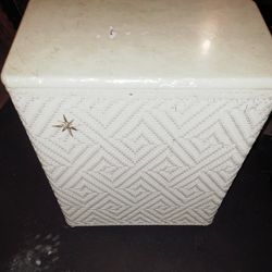 Vintage MCM Wicker Laundry Hamper Borg-Vogue