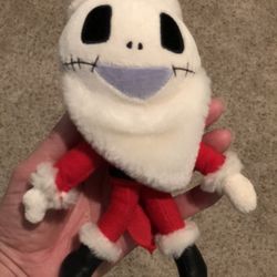 Disney Nightmare Before Christmas Jack Skellington Dressed as Santa Plush 