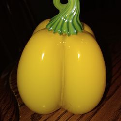 Glass Yellow Pepper