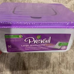 NEW Prevail 96 Qty Large 12”x8” Quilted Cotton Washcloths