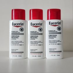 3 Eucerin Lotion Original 5oz