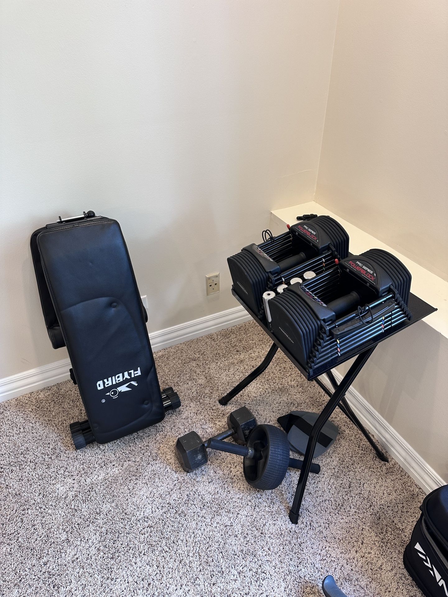 PowerBlock Pro 50 Adjustable Dumbbells, Sold in Pairs, 5-50 lb. Dumbbells, Durable Steel Build, Innovative Workout Equipment, All-in-One Dumbbells