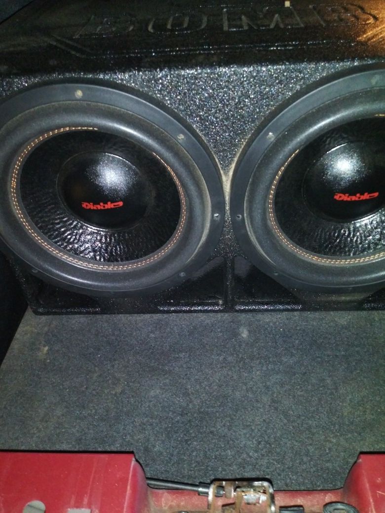 2 12 inch Diablo Subs in a SS PROBOX