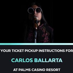 Carlos Ballarta TONIGHT PALMS 